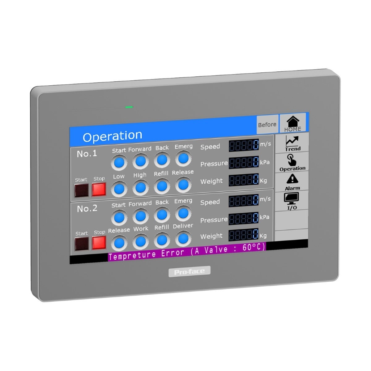 Basic touch panel modular terminal, STM6000, GP-ProEX, 7
