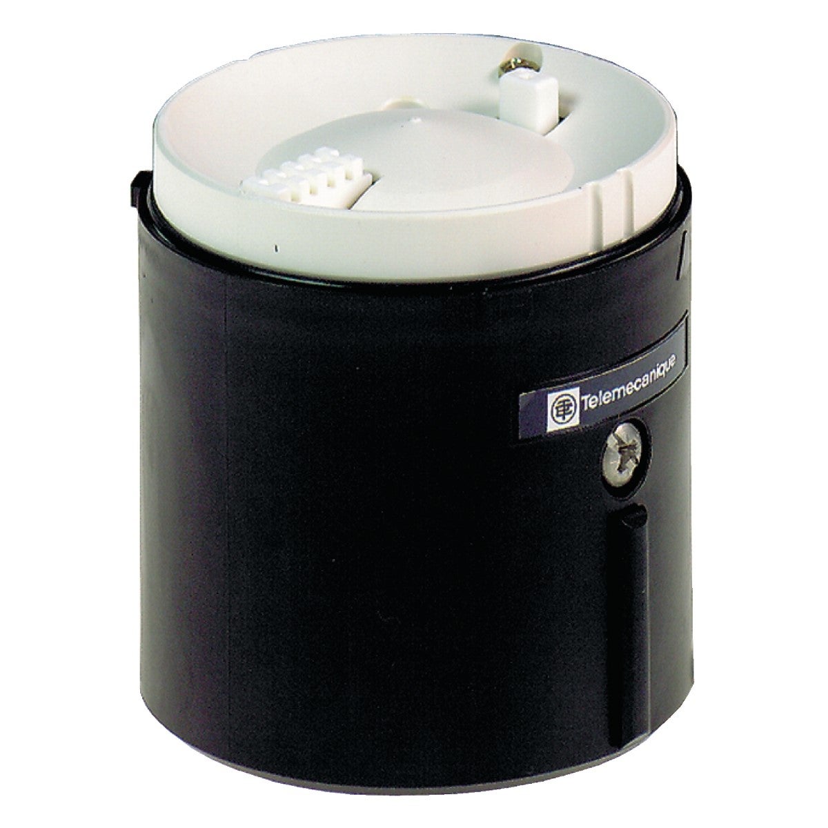 Base unit for modular tower lights, Harmony XVB, plastic, black, 70mm, bottom or side cable entry