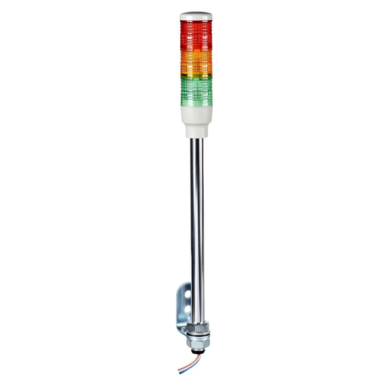 Harmony XVC, Monolithic precabled tower light, plastic, red orange green, Ø40, tube mounting, steady, IP23, 100...240 V AC
