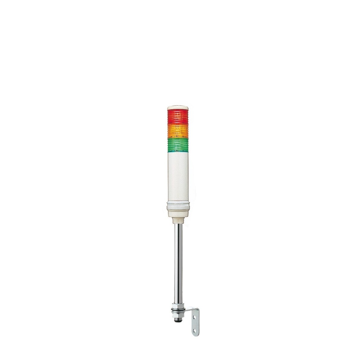 Harmony XVC, Monolithic precabled tower light, plastic, red orange green, Ø60, tube mounting, steady or flashing, buzzer, IP23, 100...240 V AC