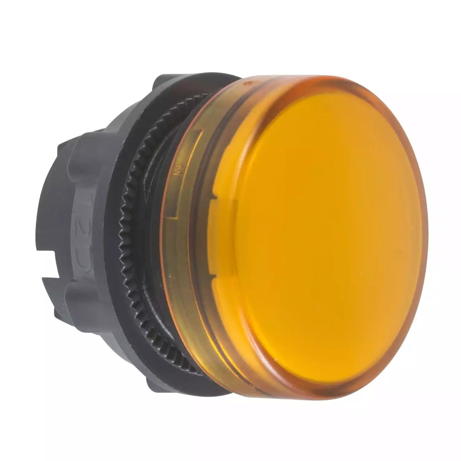 Harmony XB5, Pilot light head, plastic, orange, Ø22, plain lens for integral LED