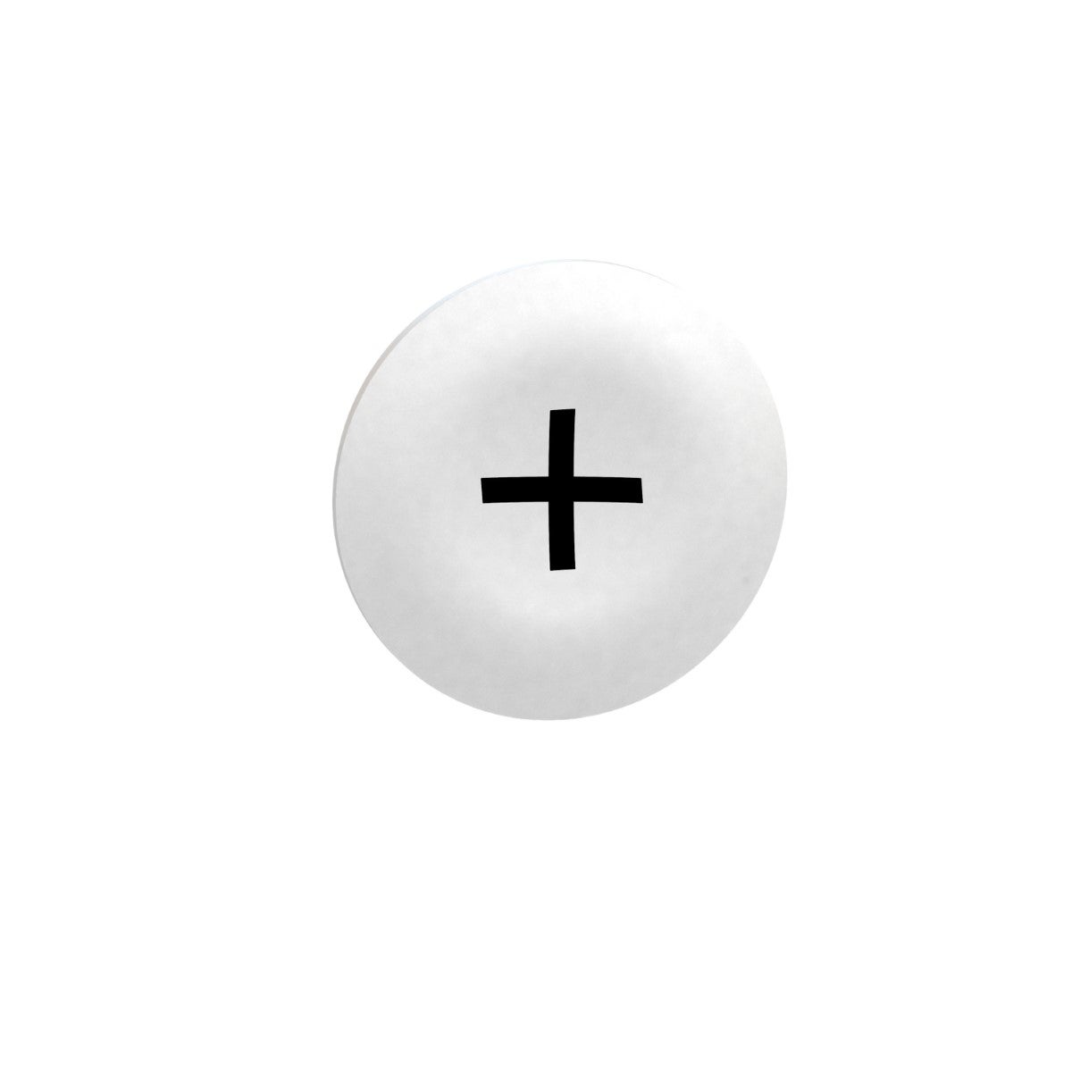 white cap marked + for rectangular multiple-headed pushbutton Ø22