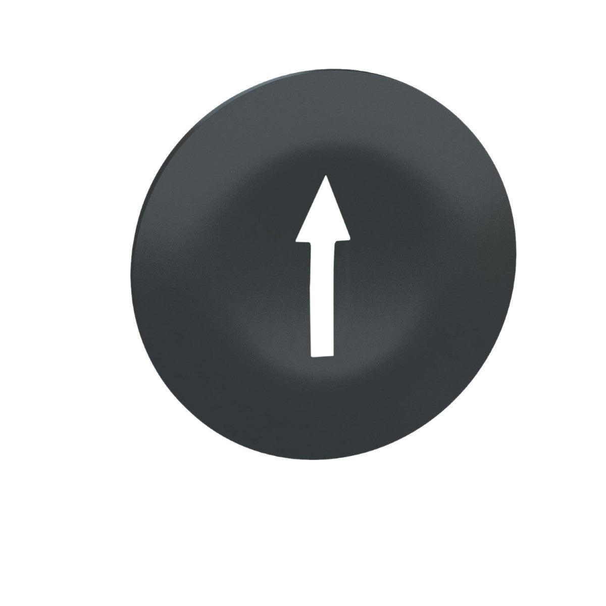 Cap for multiple-headed push button, Harmony XB4, wireless, plastic, black, 22mm, white marked arrow