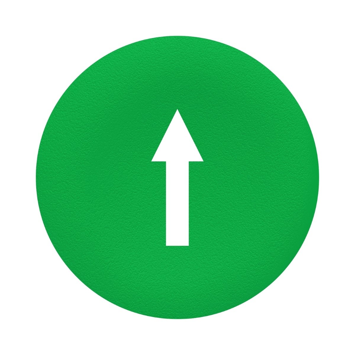 green cap marked arrow for rectangular multiple-headed pushbutton Ø22