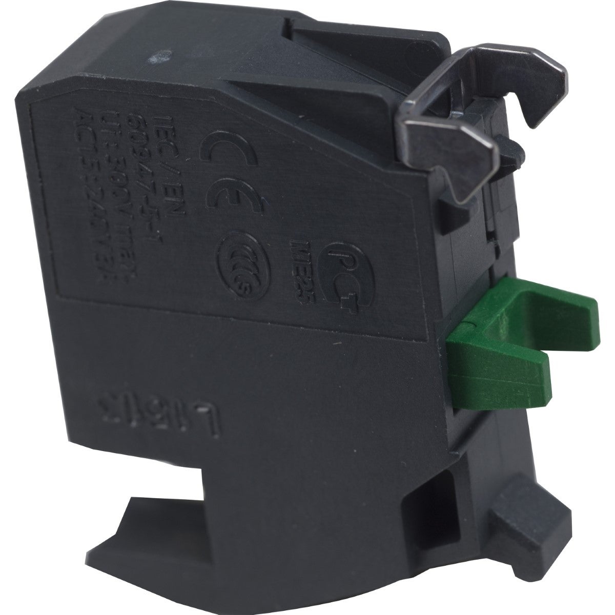Single contact block, Harmony XB4, silver alloy, plug-in connector, 1NO