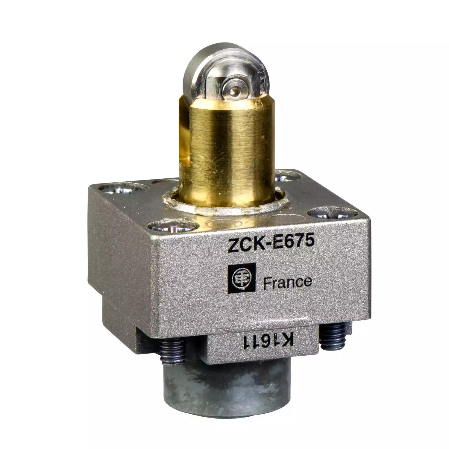 Limit switch head, Limit switches XC Standard, ZCKE, steel roller plunger reinforced
